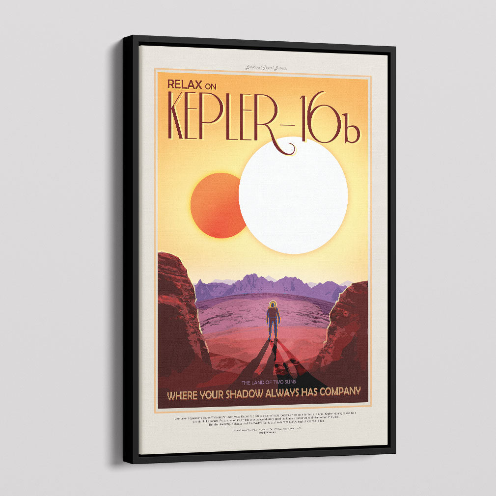 Kepler 16b - Space Canvas