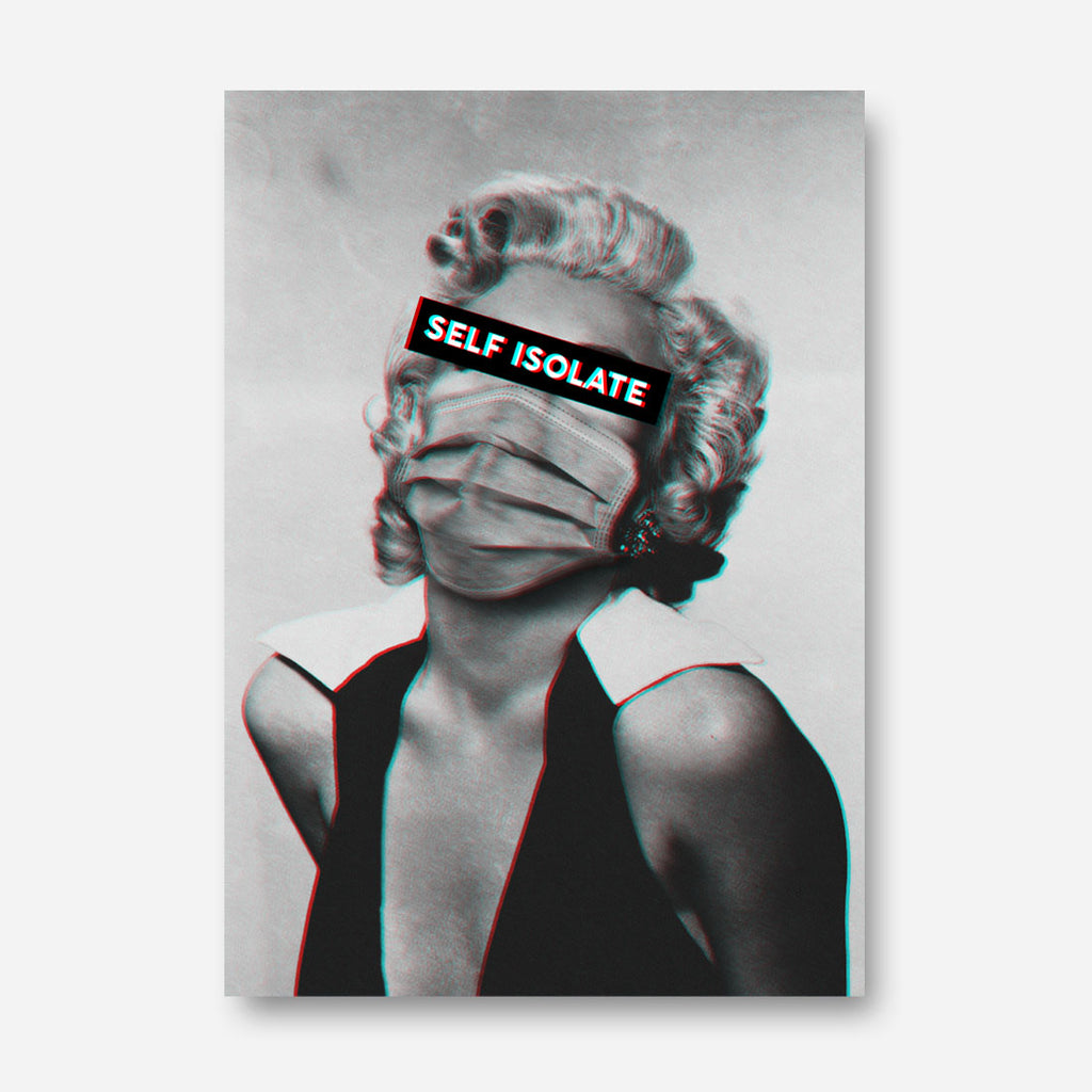 Marilyn Monroe Self Isolate Print