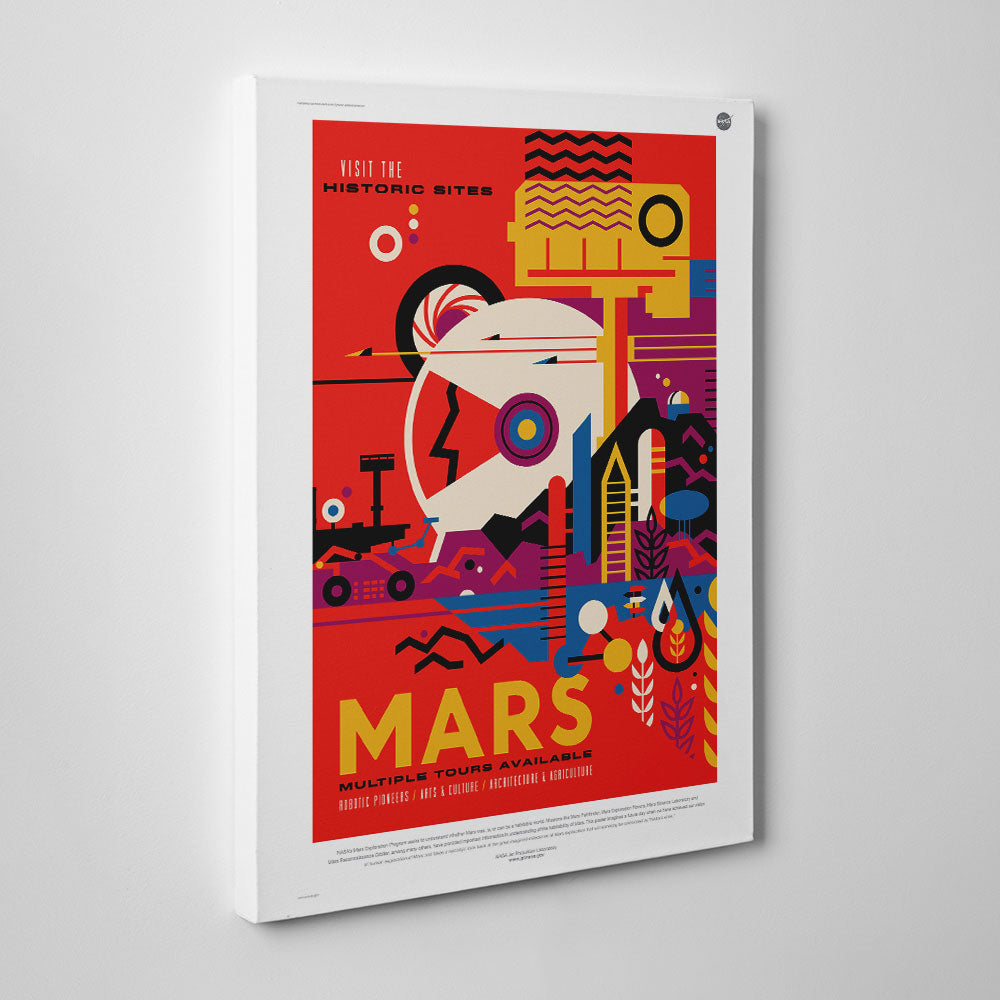 Mars Planet - Space Canvas
