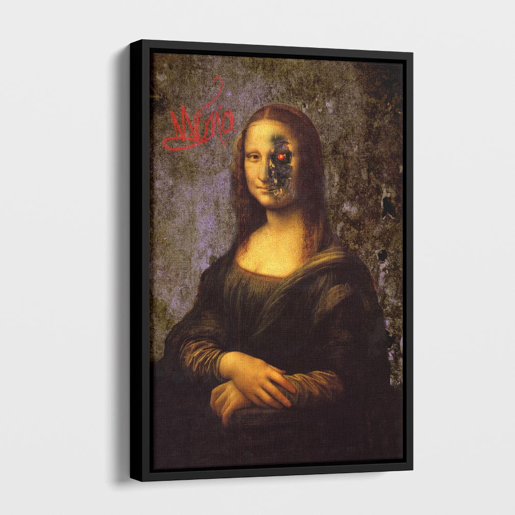 Mona Lisa Terminator Canvas