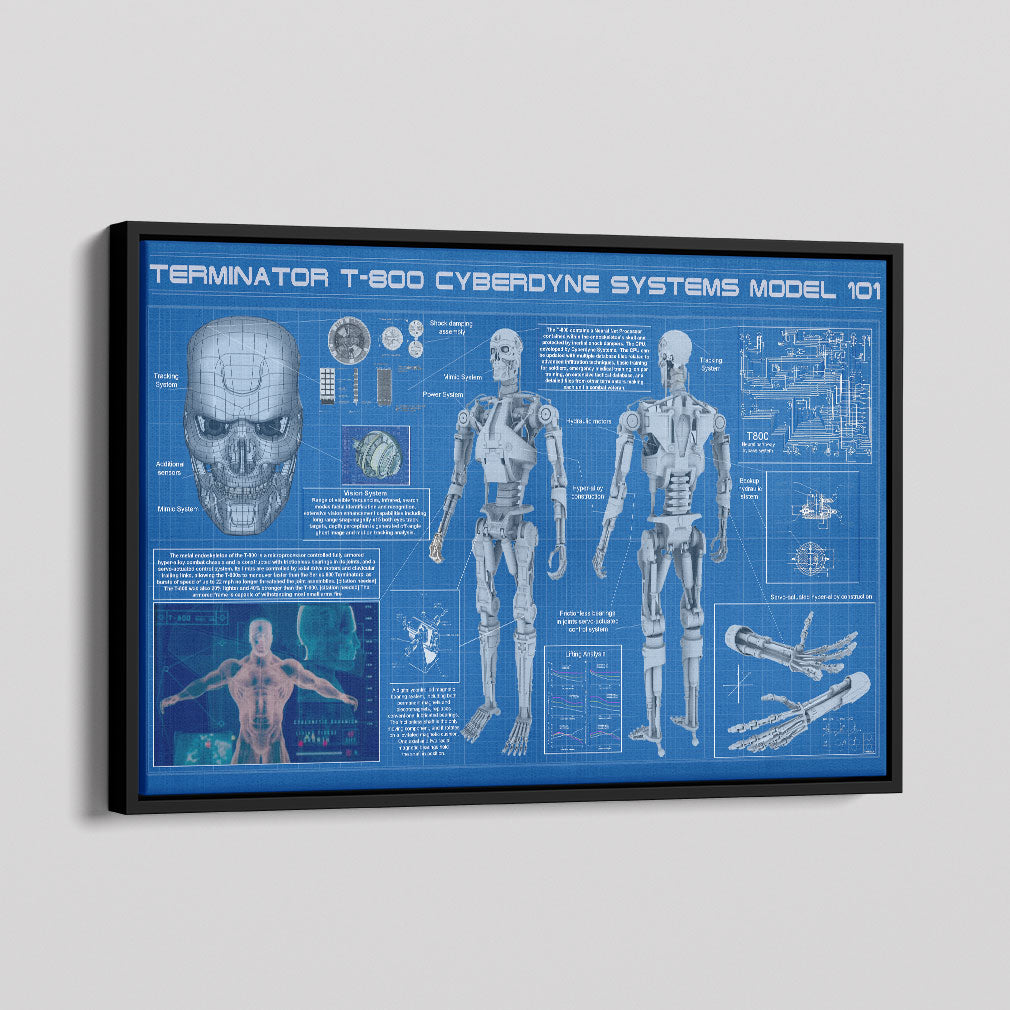 Terminator Endoskeleton Blueprints