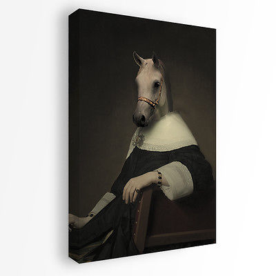 Horses Head Renaissance Canvas