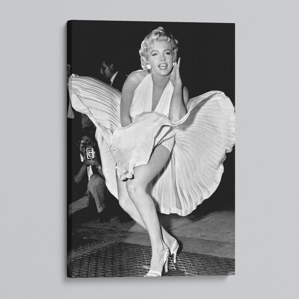 Marilyn Monroe Dress Canvas
