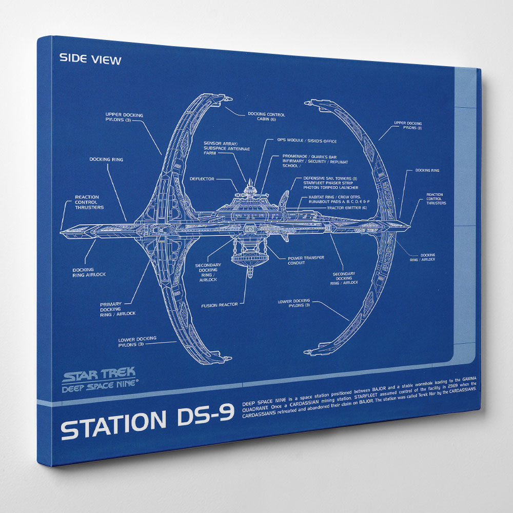 Station DS-9 Blueprint Canvas